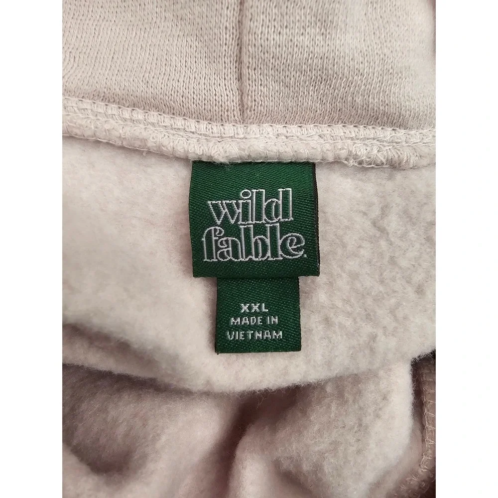 Wild Fable Womens XXL Pink Girl Million Sleeve Graphic Oversized Hoodie - Picture 3 of 6